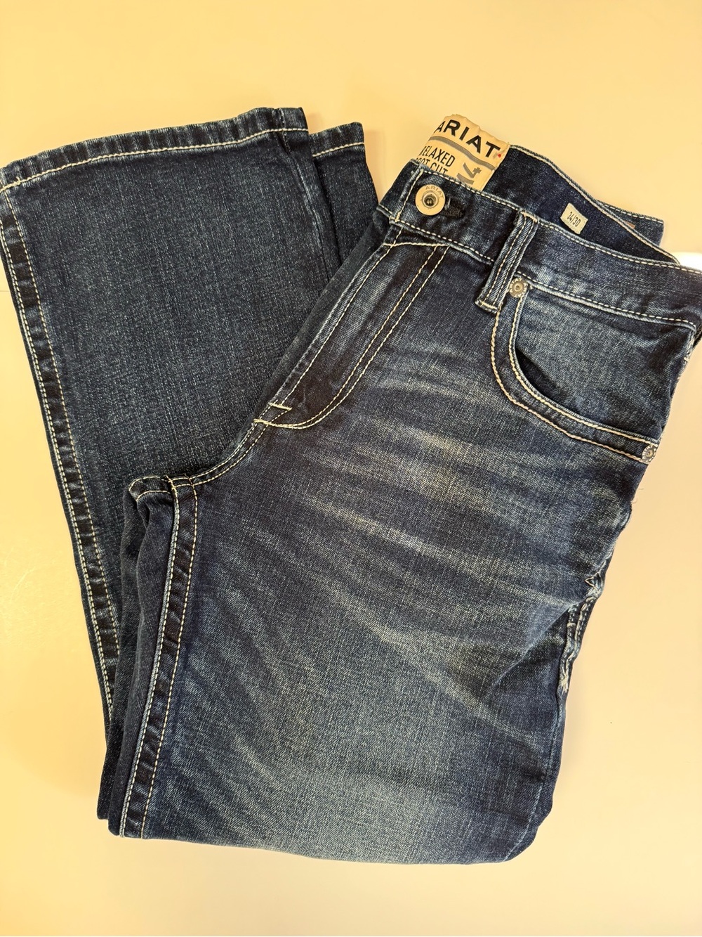 NWOT! Ariat M4 Jeans Men’s 34x30 Relaxed Bootcut Western Work Denim